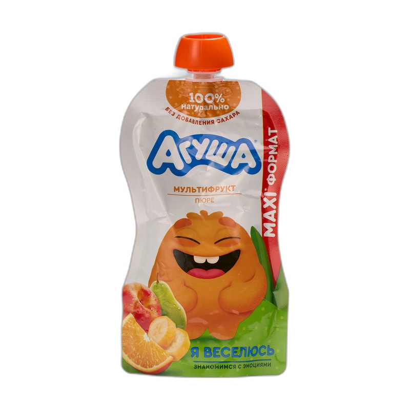 ПЮРЕ АГУША МУЛЬТИФРУКТ 160Г ПАУЧ
