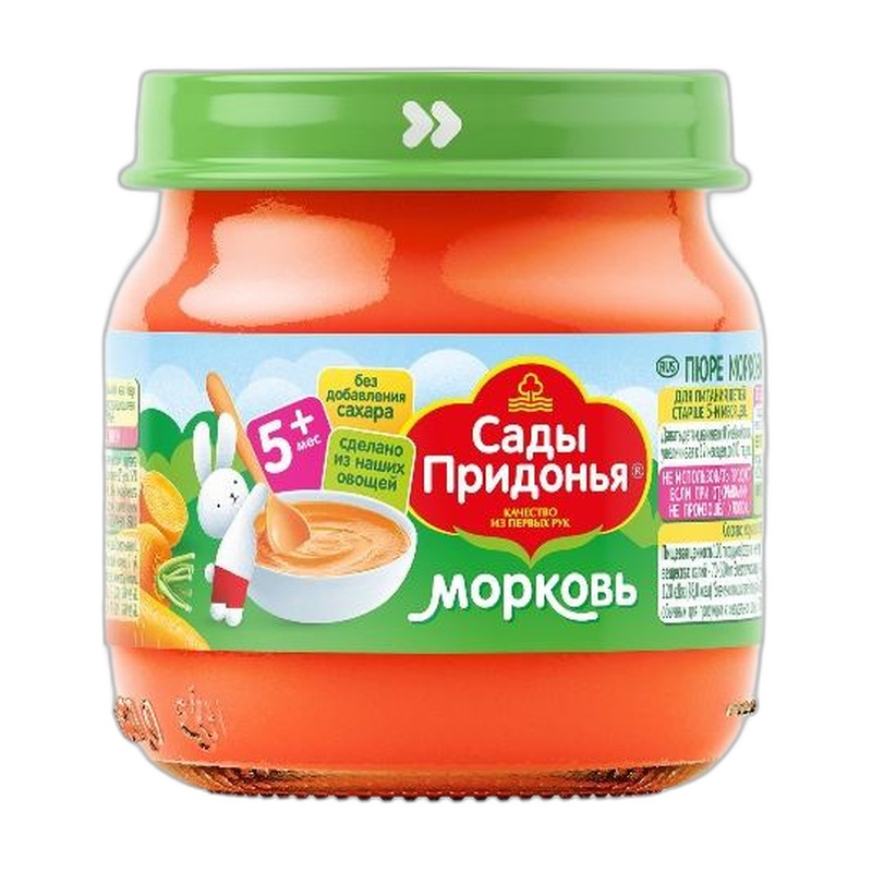 ПЮРЕ САДЫ ПРИДОНЬЯ МОРКОВЬ 80МЛ СТ/Б