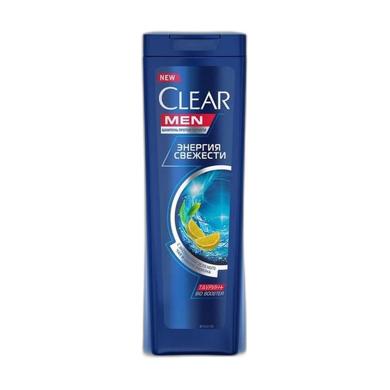 ШАМПУНЬ CLEAR MEN ЭНЕРГИЯ СВЕЖЕСТИ С ЛИМОНОМ 180МЛ