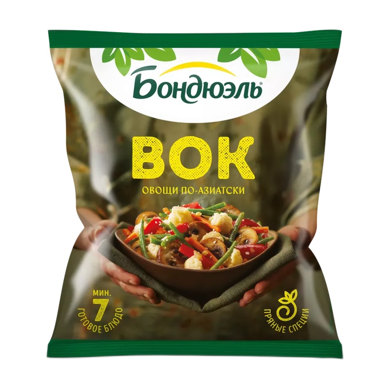 СМЕСЬ ОВОЩНАЯ ЗАМОРОЖЕННАЯ BONDUELLE ВOK 400Г