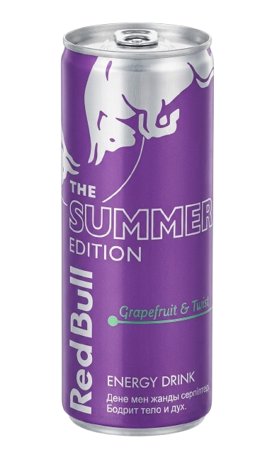 НАПИТОК ЭНЕРГЕТИЧЕСКИЙ RED BULL SUMMER EDITION GRAPEFRUIT BLOSSOM 0,25Л Ж/Б