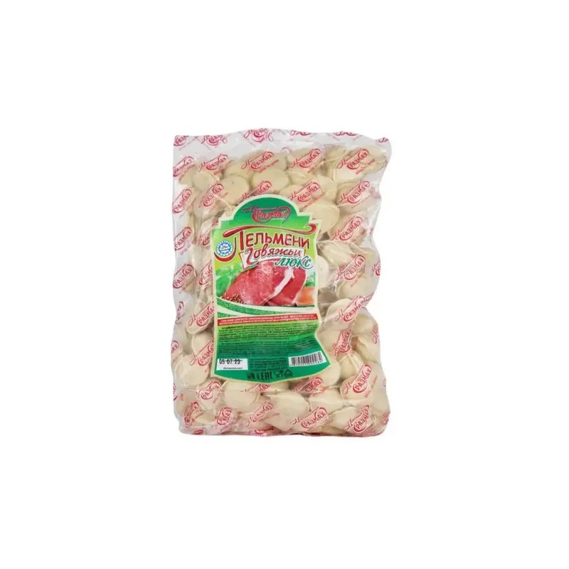 ПЕЛЬМЕНИ МАКС.РАЗМАХ ГОВЯЖЬИ ЛЮКС 800ГР