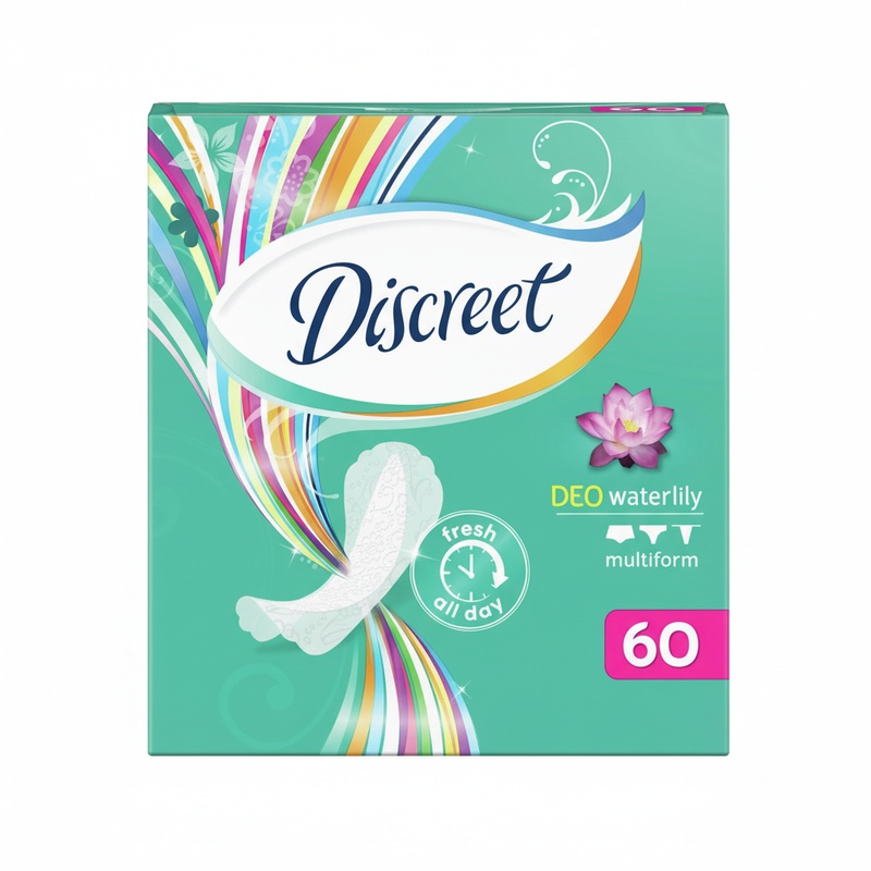 ПРОКЛАДКИ ЕЖЕДНЕВНЫЕ DISCREET DEO WATER LILY TRIO 60ШТ