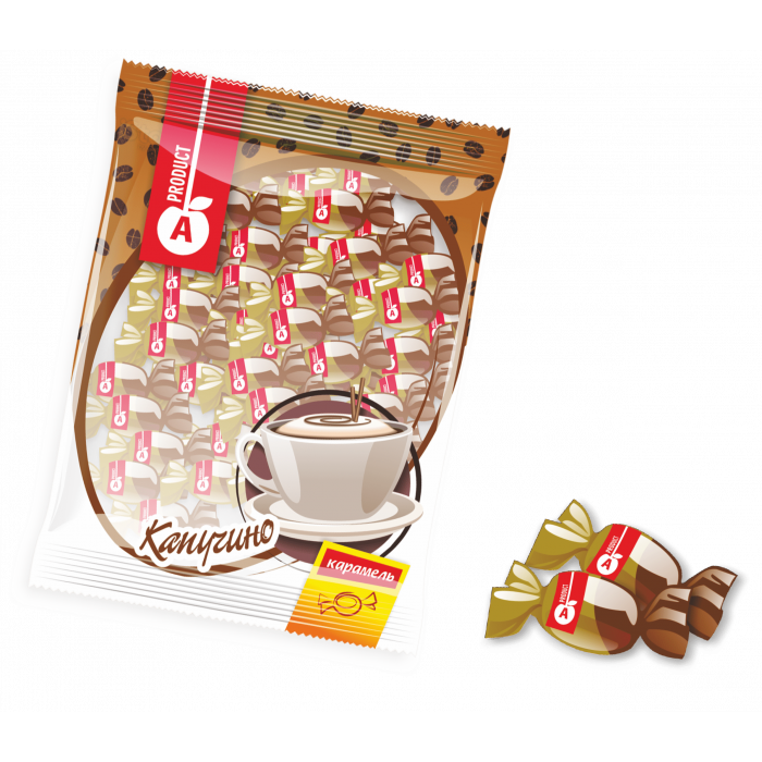 КАРАМЕЛЬ A PRODUCT МОЛОЧНАЯ КАПУЧИНО ВЕС