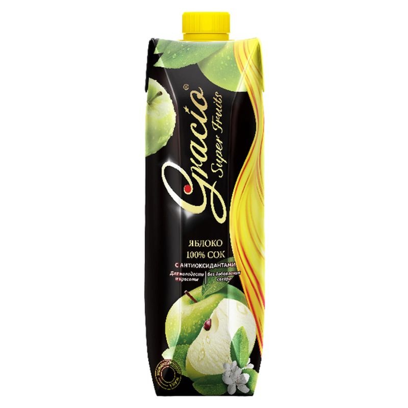 СОК GRACIO ЗЕЛЕНОЕ ЯБЛОКО 0,95Л Т/П