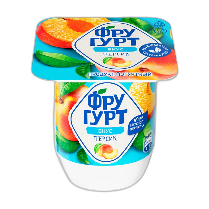 ЙОГУРТ ФРУГУРТ ПЕРСИК 2,5% 115Г