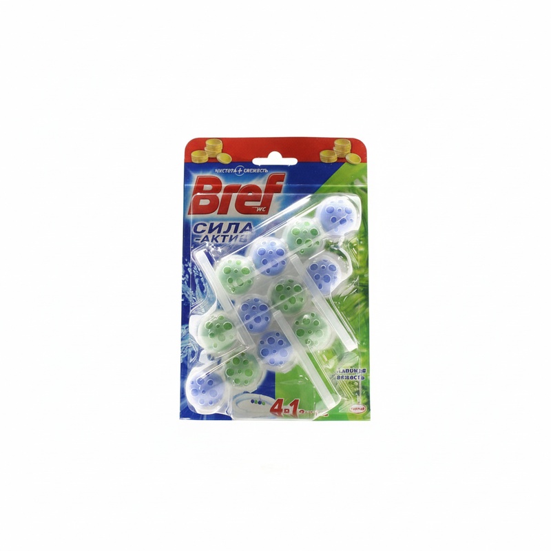 БЛОК ДЛЯ УНИТАЗА BREF POWER ACTIVE ХВОЙНАЯ СВЕЖЕСТЬ 50Г