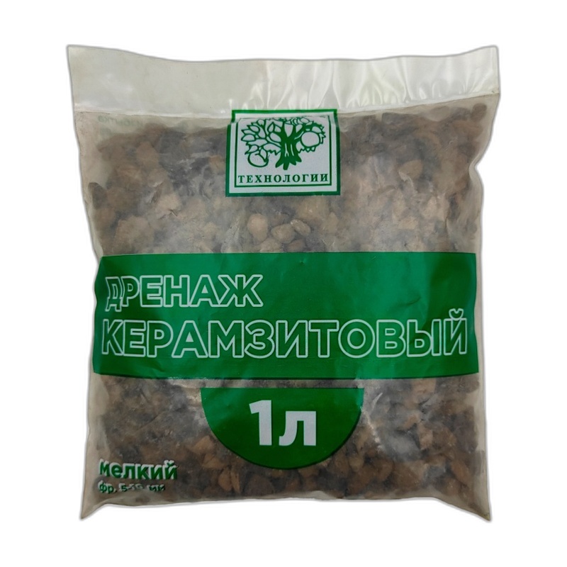ДРЕНАЖ КЕРАМЗИТОВЫЙ 1Л 5-10ММ