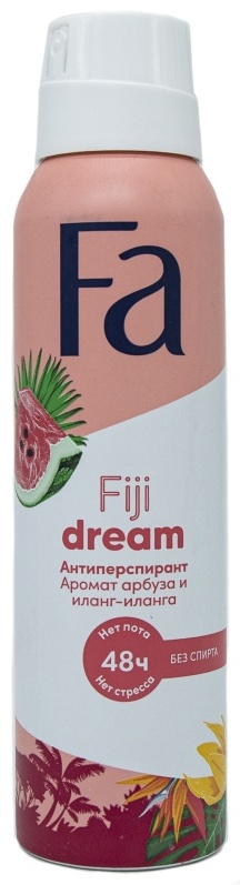 АНТИПЕРСПИРАНТ-СПРЕЙ FA WOMAN FIJI DREAM АРБУЗ И ИЛАНГ-ИЛАНГ 150МЛ