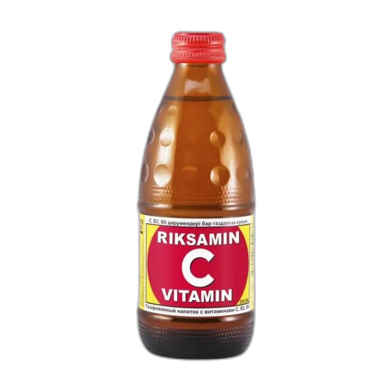 НАПИТОК ГАЗИРОВАННЫЙ RIKSAMIN VITAMIN C 0,25Л Ж/Б