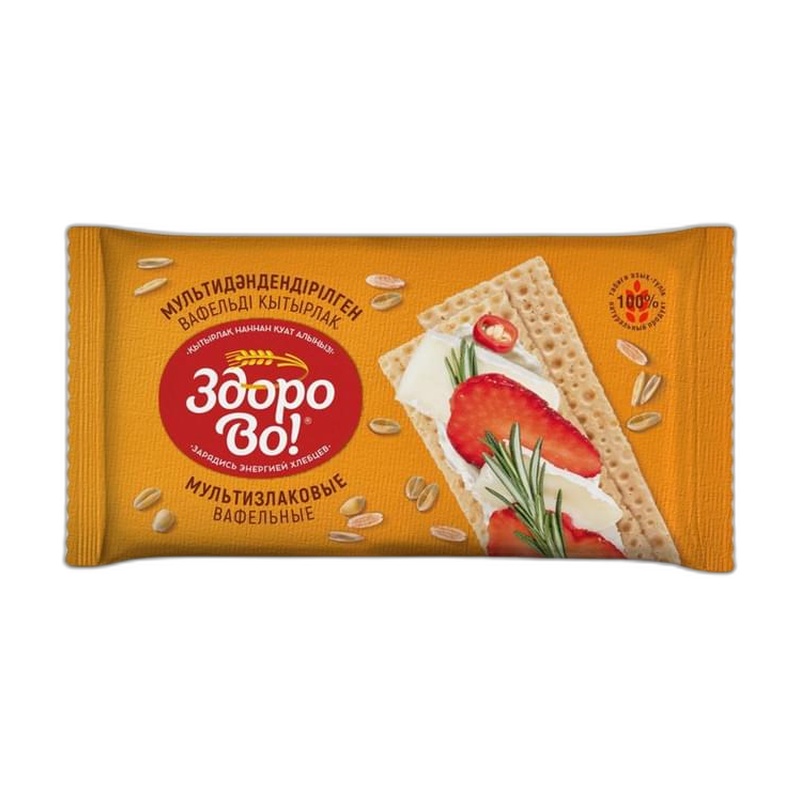 ХЛЕБЦЫ ВАФЕЛЬНЫЕ ЗДОРОВО! МУЛЬТИЗЛАКОВЫЕ 70Г