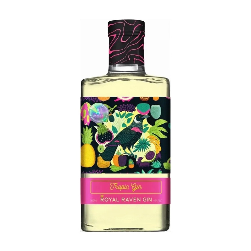 ДЖИН ROYAL RAVEN TROPIC GIN 40% 0,5Л