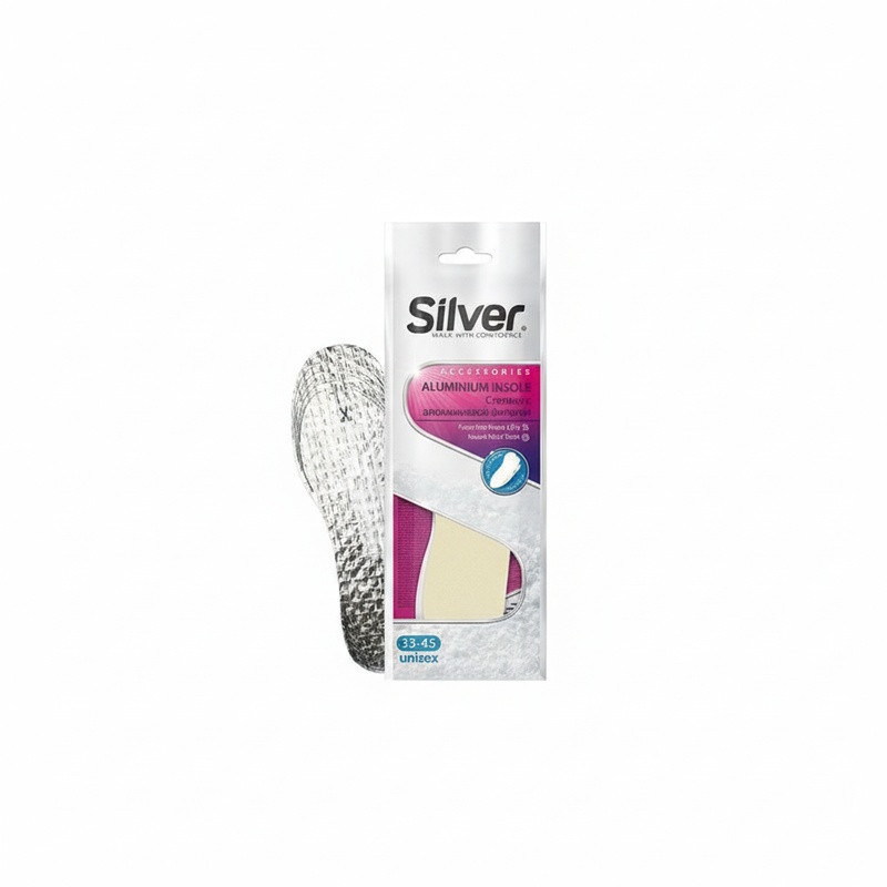 СТЕЛЬКИ SILVER С АЛЮМИНИЕВОЙ ФОЛЬГОЙ
