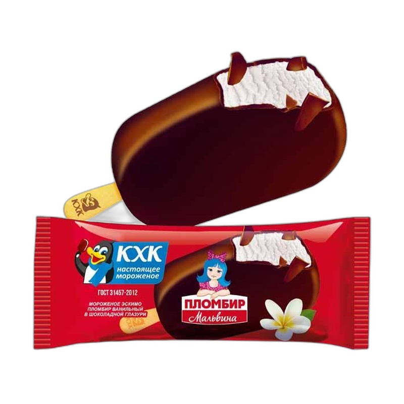 МОРОЖЕНОЕ ORIGINAL ШОК.ПЛОМБИР В ШОК.ГЛАЗУРИ 65Г ЭСКИМО