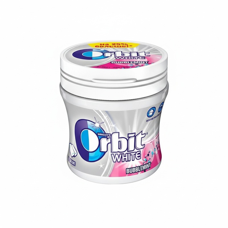 ЖЕВАТЕЛЬНАЯ РЕЗИНКА ORBIT BUBBLEMINT 68Г