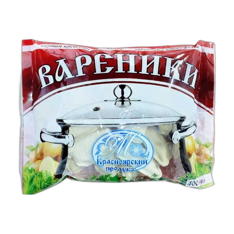 ВАРЕНИКИ КРАСНОЯРСКИЕ КОЛБАСЫ С КАРТОФЕЛЕМ 400Г
