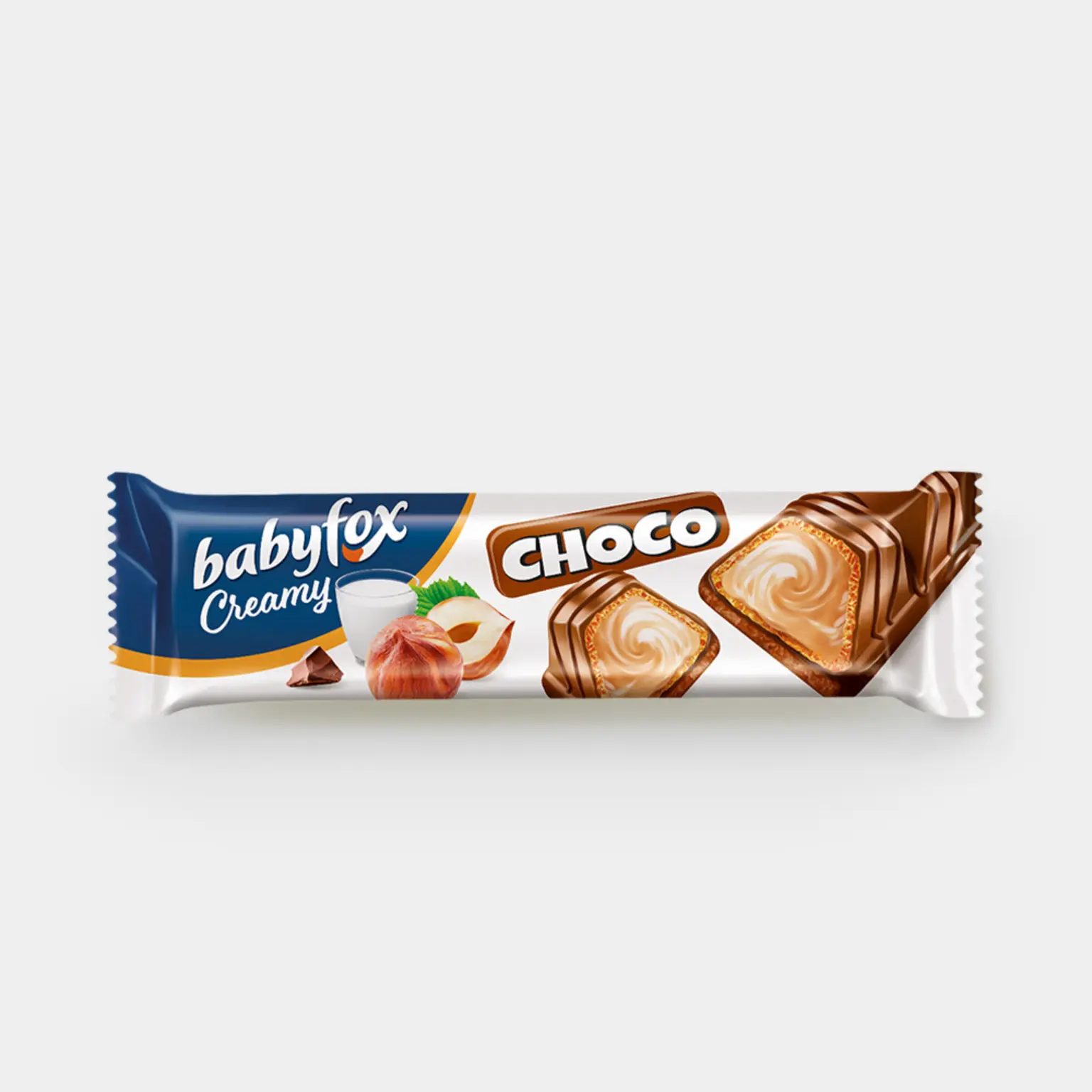 БАТОНЧИК ВАФЕЛЬНЫЙ BABYFOX CREAMY CHOCO 23Г