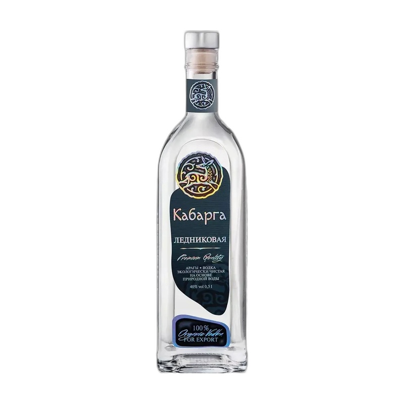 ВОДКА КАБАРГА ЛЕДНИКОВАЯ 40% 0,5Л