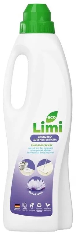 СРЕДСТВО ДЛЯ МЫТЬЯ ПОЛА LIMI БЕЛЫЙ ЛОТОС 1,1Л