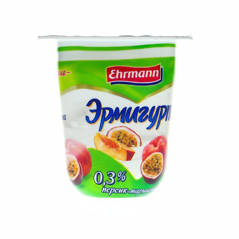 ЙОГУРТ ЭРМИГУРТ ПЕРСИК МАРАКУЙЯ 0,3% 100Г