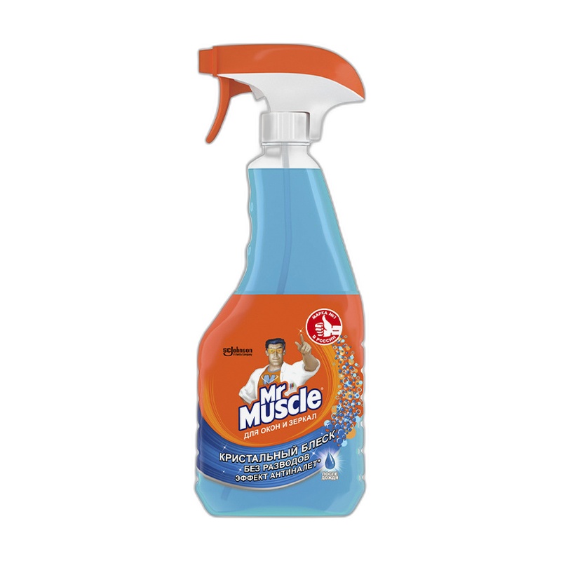 СРЕДСТВО ДЛЯ СТЕКОЛ MR.MUSCLE ПОСЛЕ ДОЖДЯ 530МЛ ТРИГГЕР