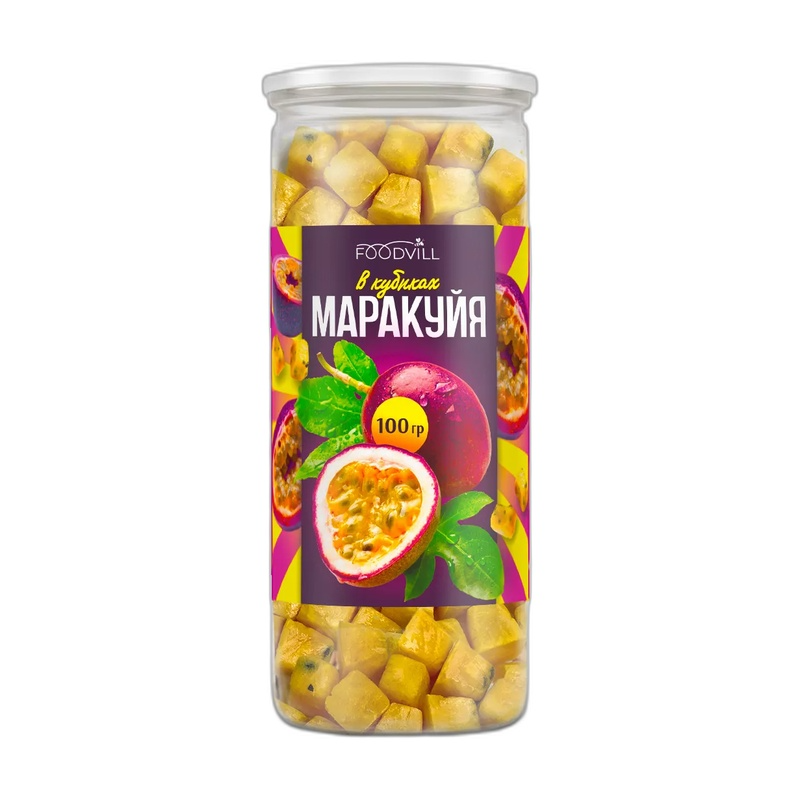 КУБИКИ МАРАКУЙЯ СУШЕННАЯ