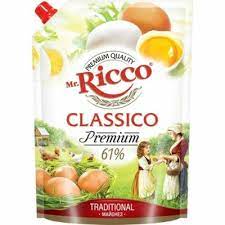 МАЙОНЕЗ MR.RICCO CLASSICO 61% 390МЛ Д/П