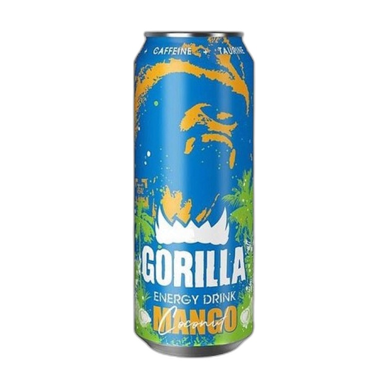 НАПИТОК ЭНЕРГЕТИЧЕСКИЙ GORILLA MANGO COCONUT 0,25 Ж/Б