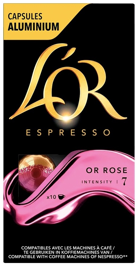 КОФЕ В КАПСУЛАХ L’OR ESPRESSO ROSE 10ШТ