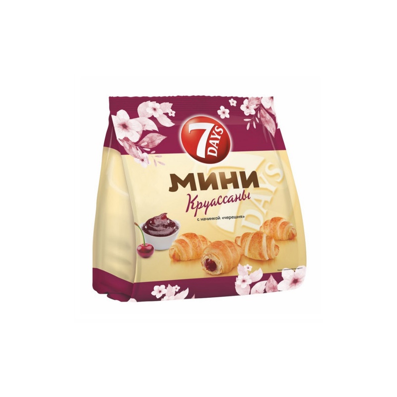 КРУАССАНЫ 7DAYS МИНИ ЧЕРЕШНЯ 265Г