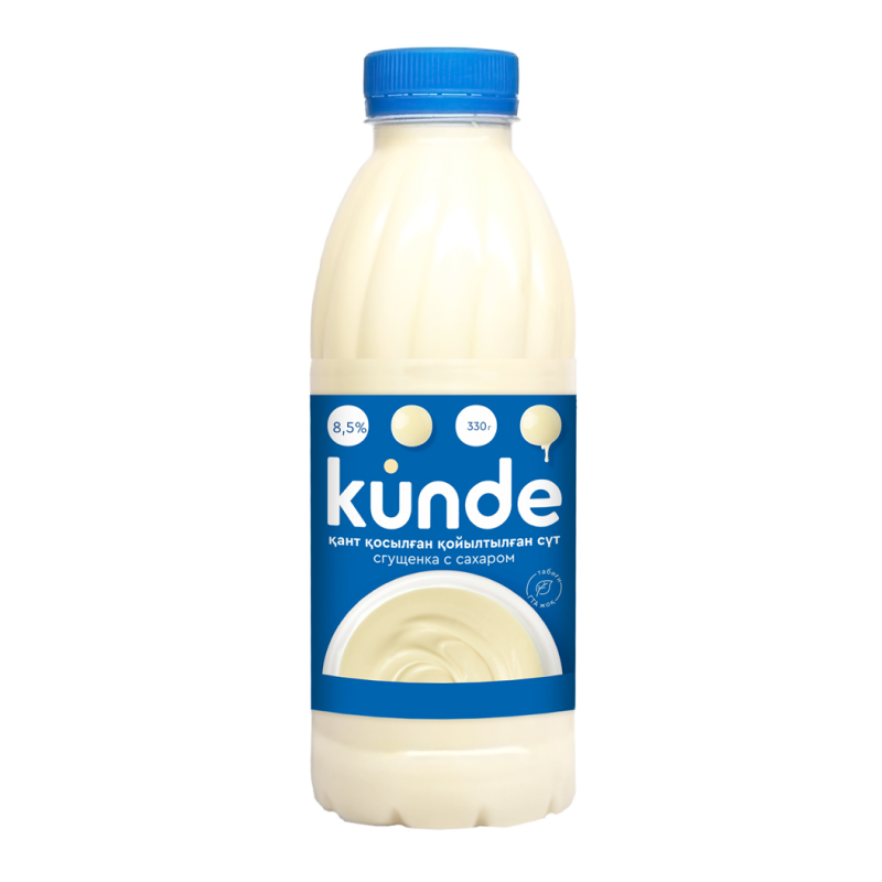 МОЛОКО СГУЩЕННОЕ KUNDE С САХАРОМ 330Г ПЭТ
