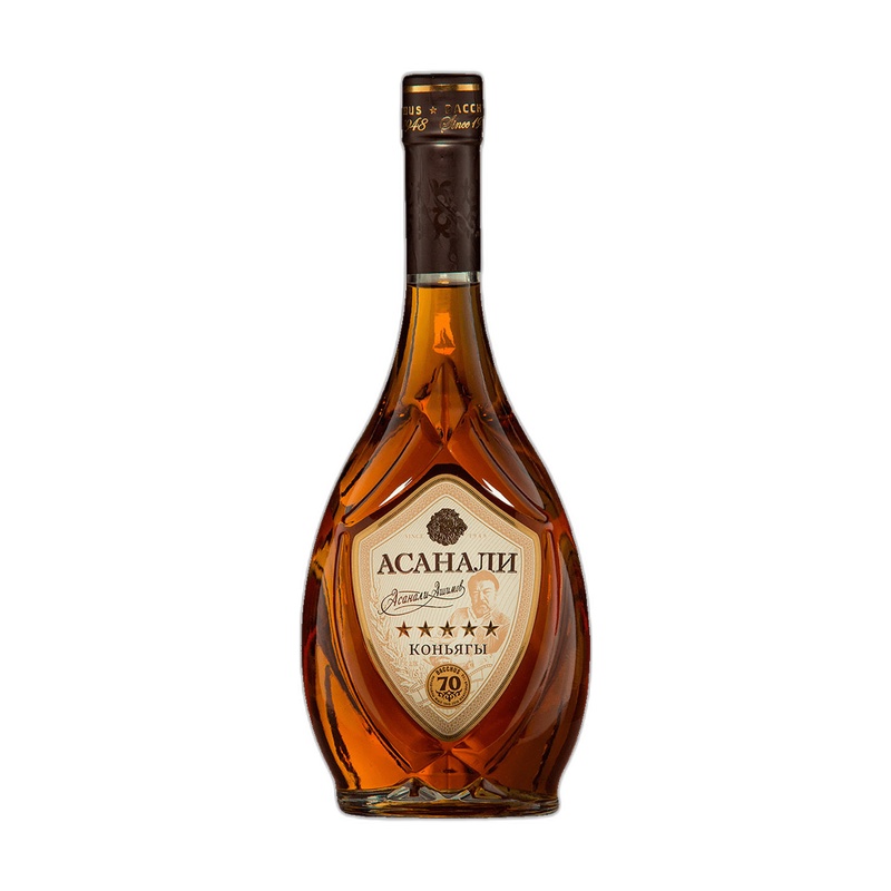 КОНЬЯК БАХУС АСАНАЛИ 5 YO 40% 0,5Л