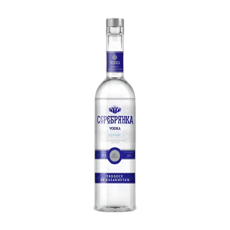 ВОДКА СЕРЕБРЯНКА 40% 0,25Л