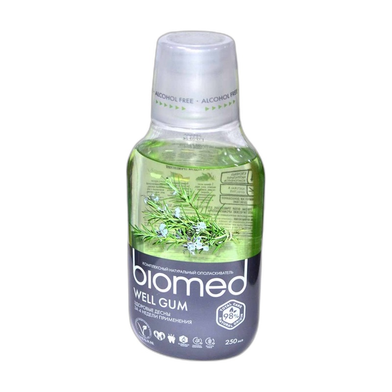 ОПОЛАСКИВАТЕЛЬ ДЛЯ ПОЛОСТИ РТА BIOMED WELL GUM 250МЛ