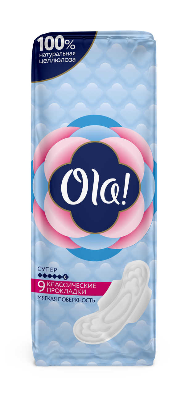 ПРОКЛАДКИ OLA CLASSIC WINGS SUPER 9ШТ