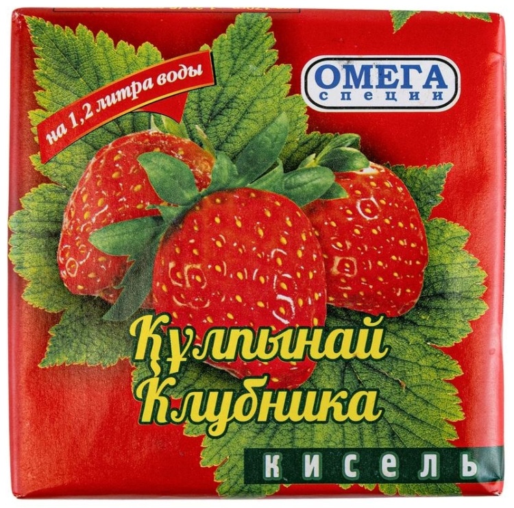 КИСЕЛЬ ОМЕГА КЛУБНИКА 170Г
