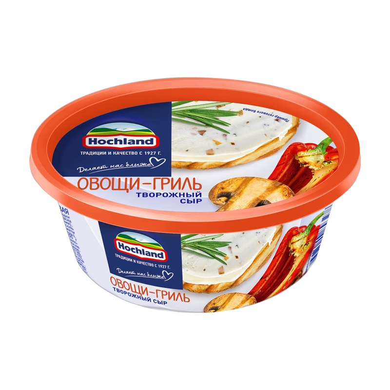 СЫР ТВОРОЖНЫЙ HOCHLAND ОВОЩИ-ГРИЛЬ 140Г