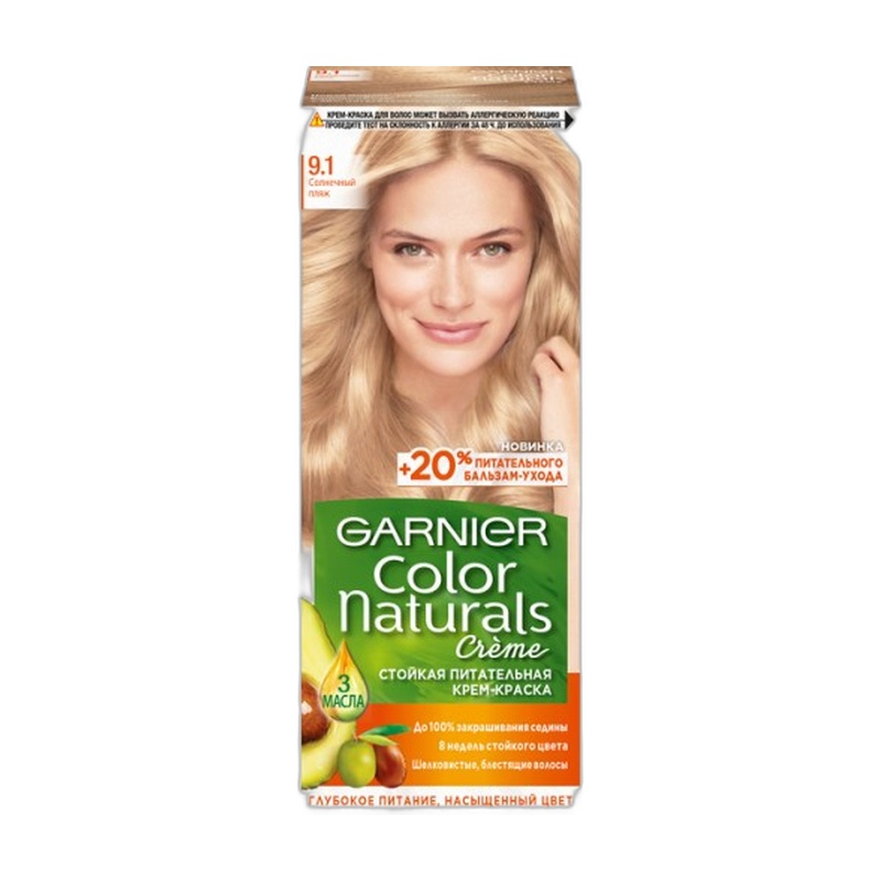 КРАСКА ДЛЯ ВОЛОС COLOR NATURALS 9.1 СОЛН.ПЛЯЖ