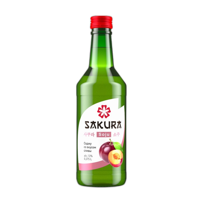 СОДЖУ SAKURA SOJU СЛИВА 13% 0,375Л
