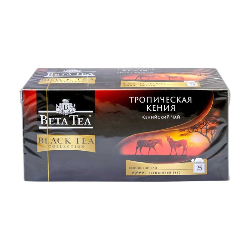 ЧАЙ ЧЕРНЫЙ BETA TROPICAL KENYA 25 ПАКЕТИКОВ