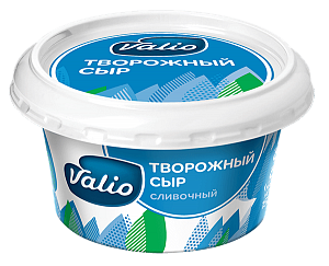СЫР ТВОРОЖНЫЙ VALIO СЛИВОЧНЫЙ 180Г