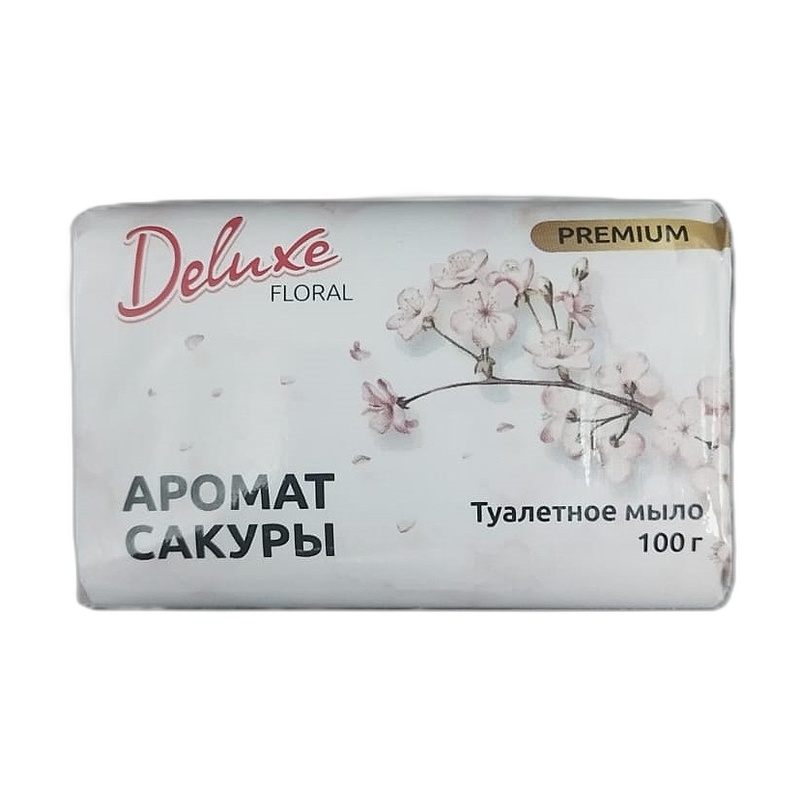 МЫЛО DELUXE АРОМАТ САКУРЫ 100Г