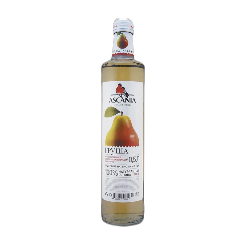 ЛИМОНАД ASCANIA ГРУША 0,5Л СТ/Б