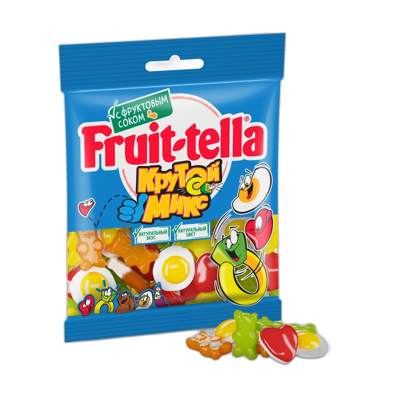 МАРМЕЛАД ЖЕВАТЕЛЬНЫЙ FRUITTELLA КРУТОЙ МИКС 70Г