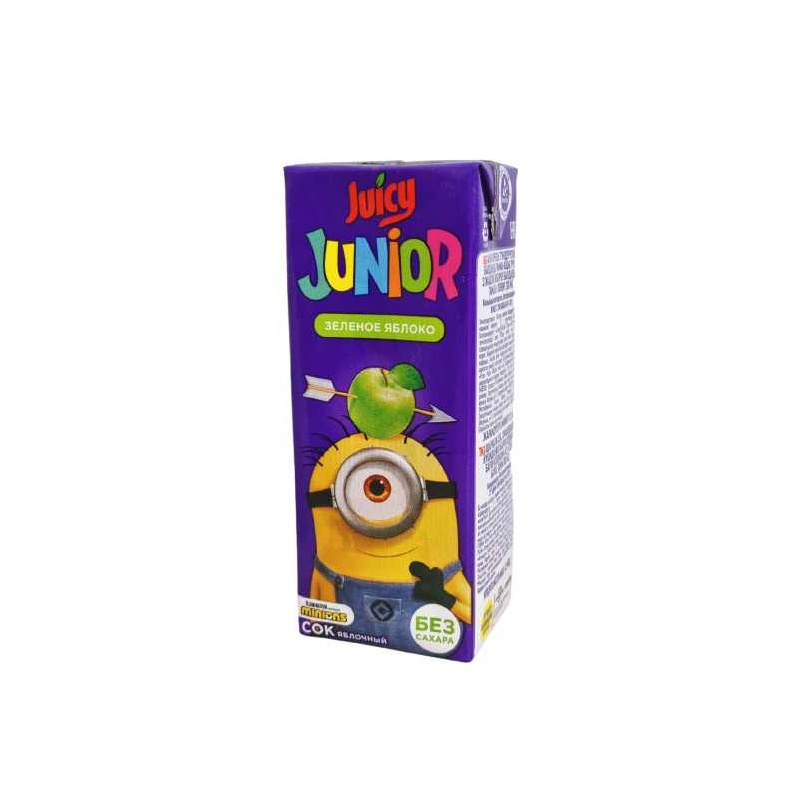 СОК JUICY JUNIOR ЗЕЛЕНОЕ ЯБЛОКО 200МЛ Т/П