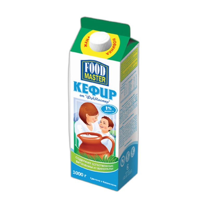 КЕФИР FOODMASTER 1% 1Л Т/П