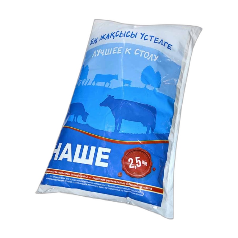 МОЛОКО НАШЕ 2,5% У/П 0,9Л Ф/П