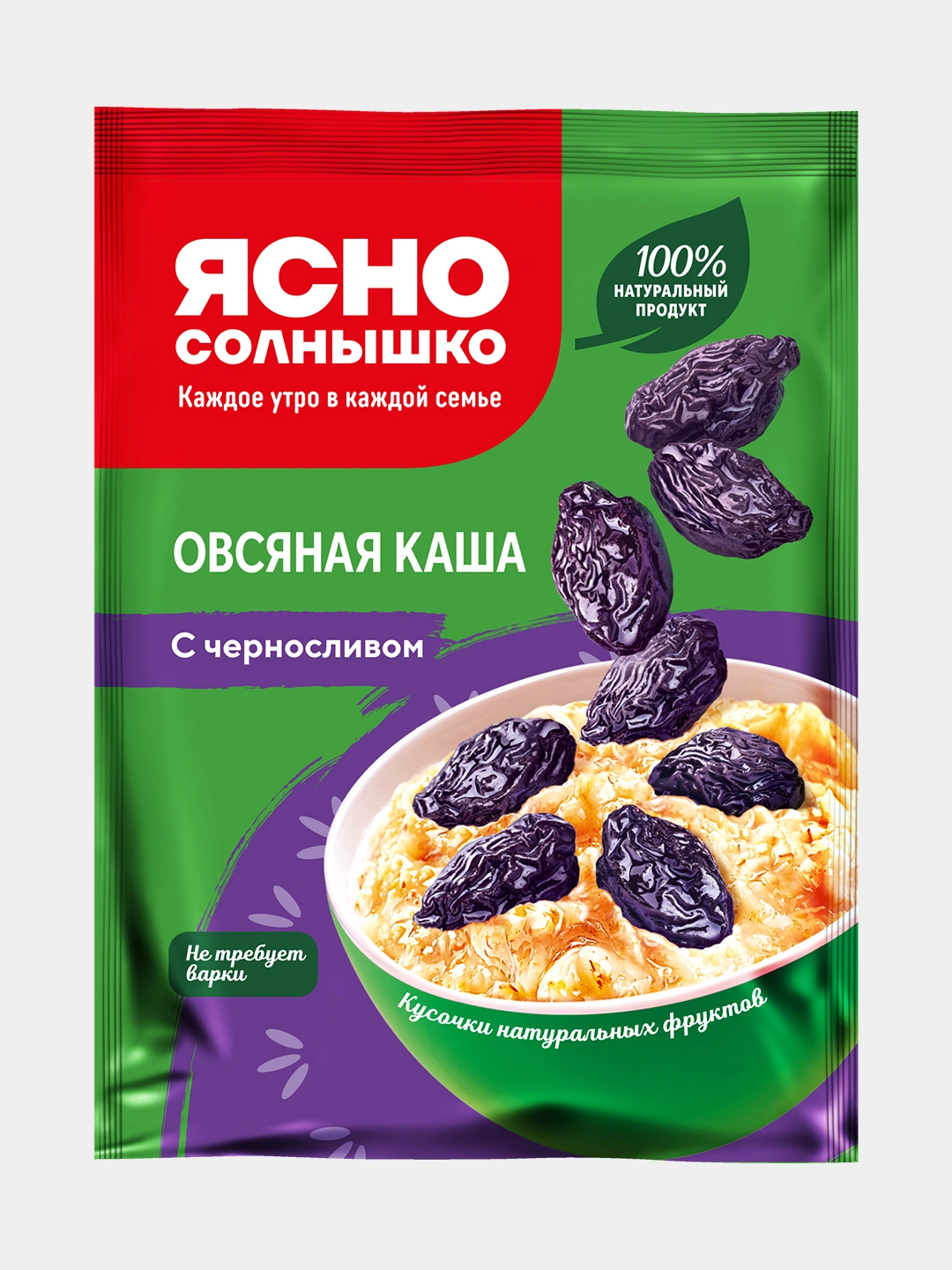 КАША ЯСНО СОЛНЫШКО ОВСЯНАЯ ЧЕРНОСЛИВ 45Г