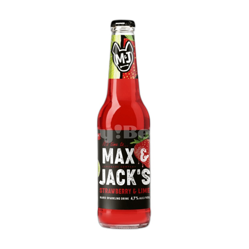ПИВНОЙ НАПИТОК MAX&JACKS STRAWBERRY LIME 4,7% 0,4Л СТ/Б
