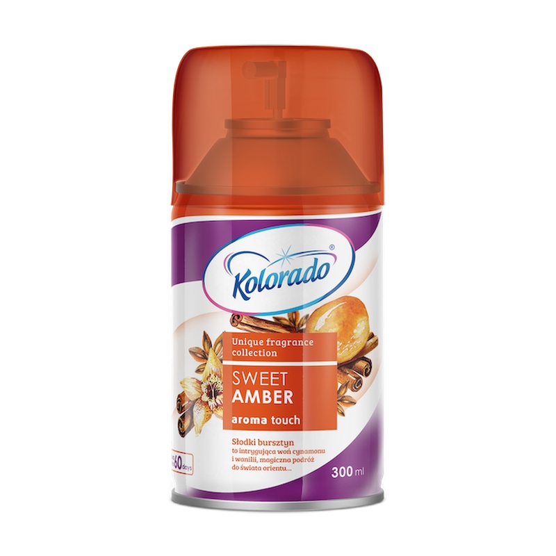 ОСВЕЖИТЕЛЬ ВОЗДУХА KOLORADO AROMA TOUCH SWEET AMBER 300МЛ